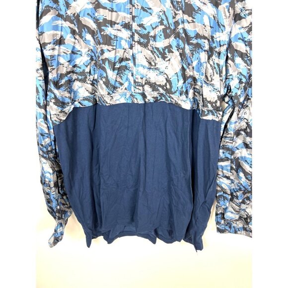 Under armour fitted blue camo print pullover NWT - Picture 3 of 11